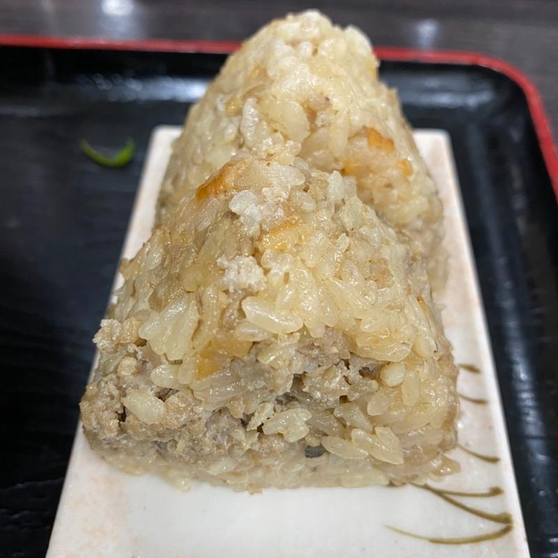 かしわおにぎり(資さんうどん 魚町店)