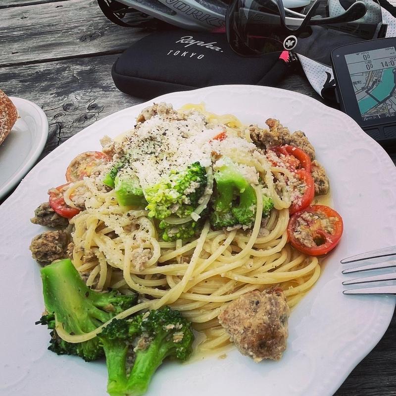 ペペロンチーノ(Trex Kawasaki River Cafe)