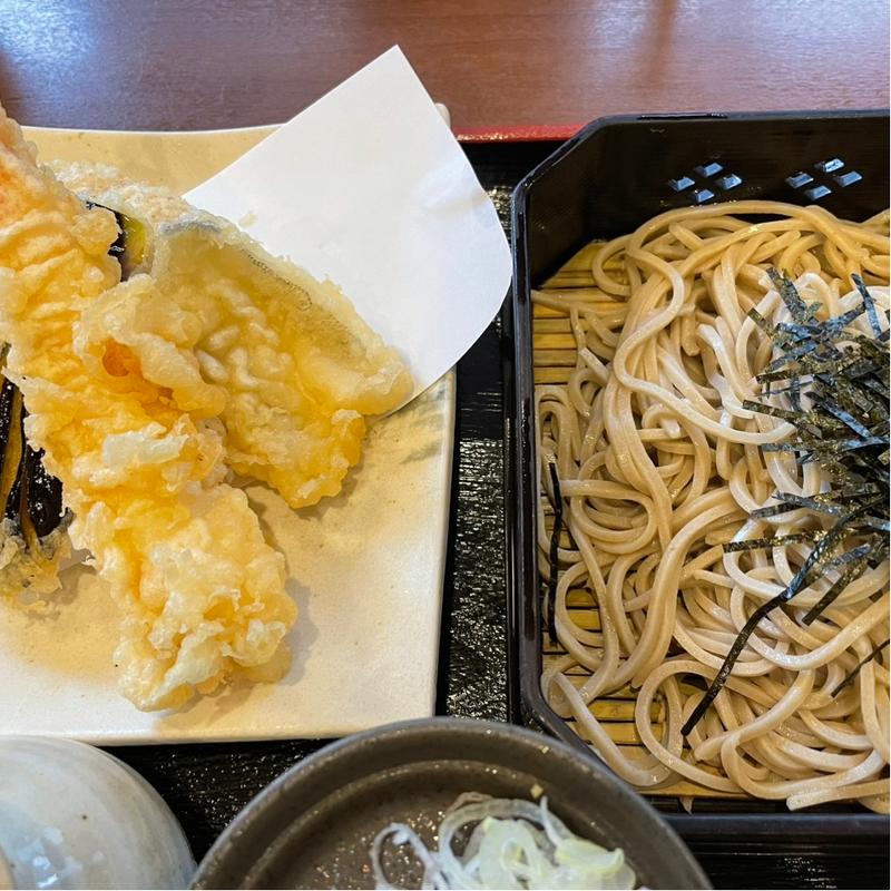 大海老天ざるそば(明神そば きやり 神田明神前店)