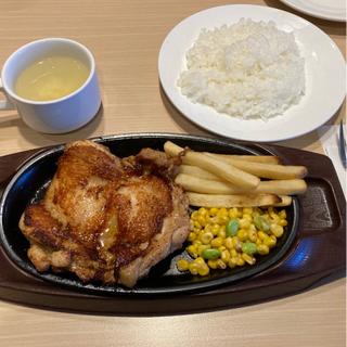 チキテキスパイス焼きライス日替わりスープセット(ガスト 浜北店 )