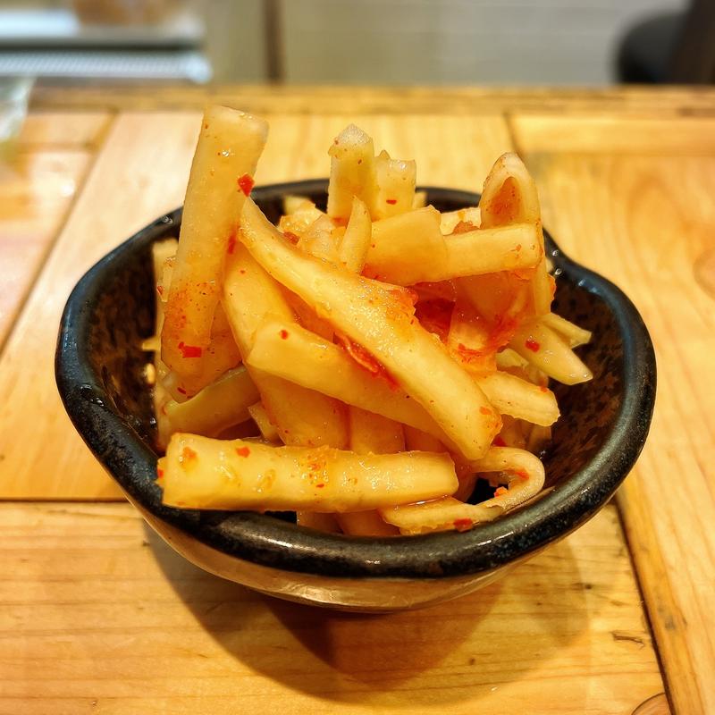 大根キムチ(大衆酒場 チャン栓チャン)