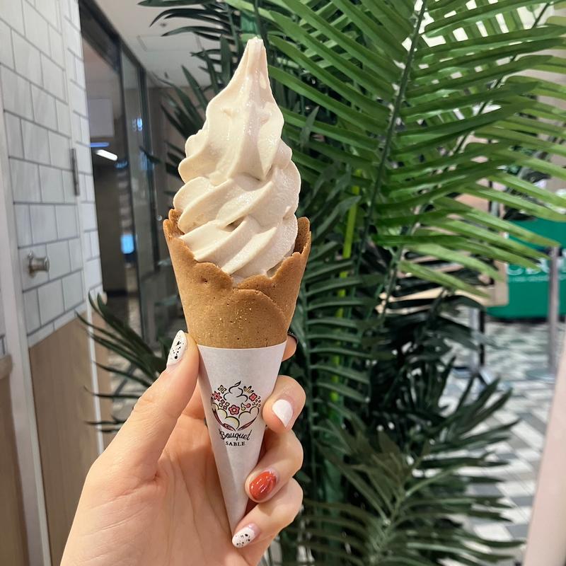 有機丸大豆きな粉のソフト(ビオラル新宿マルイ店(ライフ,bio-ral))