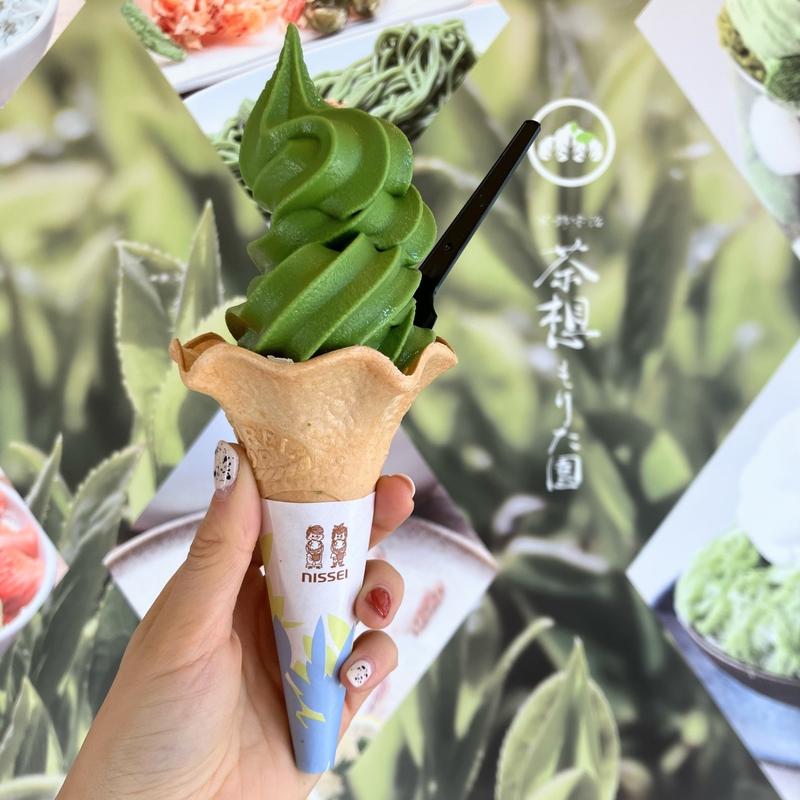 お茶屋のソフト(京都宇治 茶想もりた園 ららぽーと豊洲店)