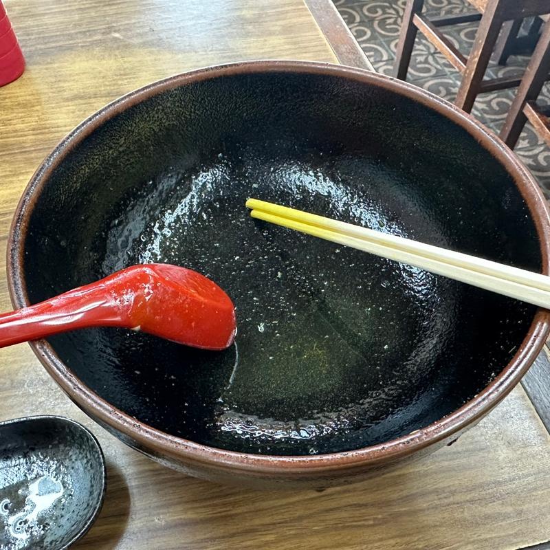 カレーうどん完食(てんぐ食堂)