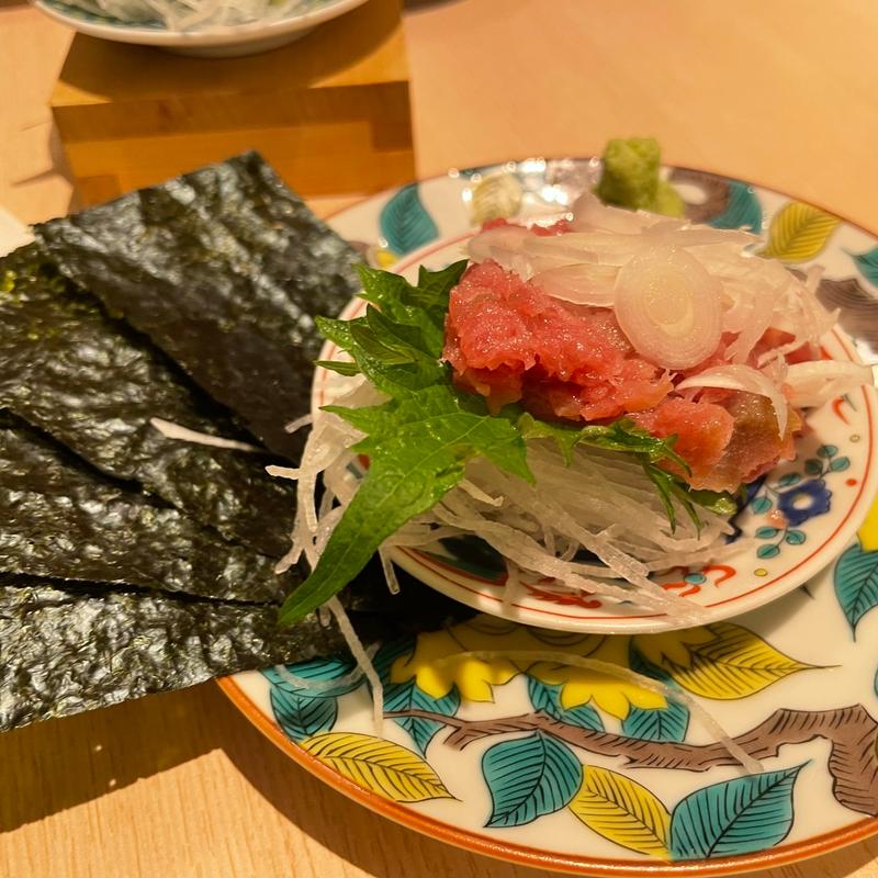 ネギトロ(貝 刺身専門店 しらはら )