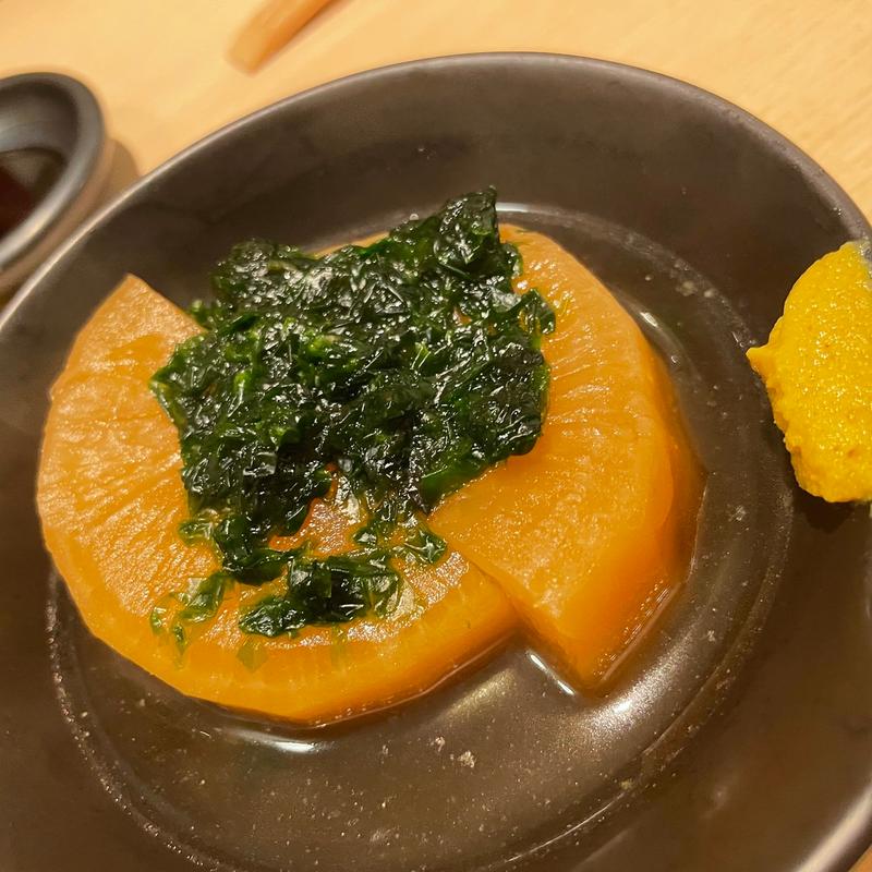 海おでん 大根(貝 刺身専門店 しらはら )