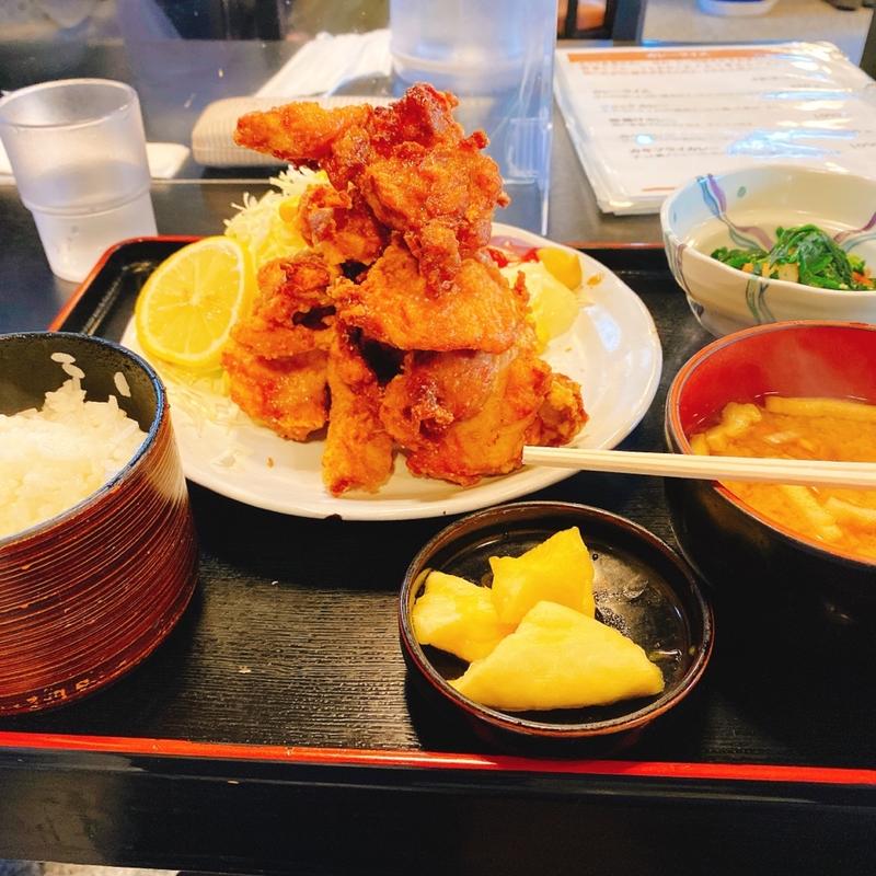 唐揚げ定食(みどり食堂 )
