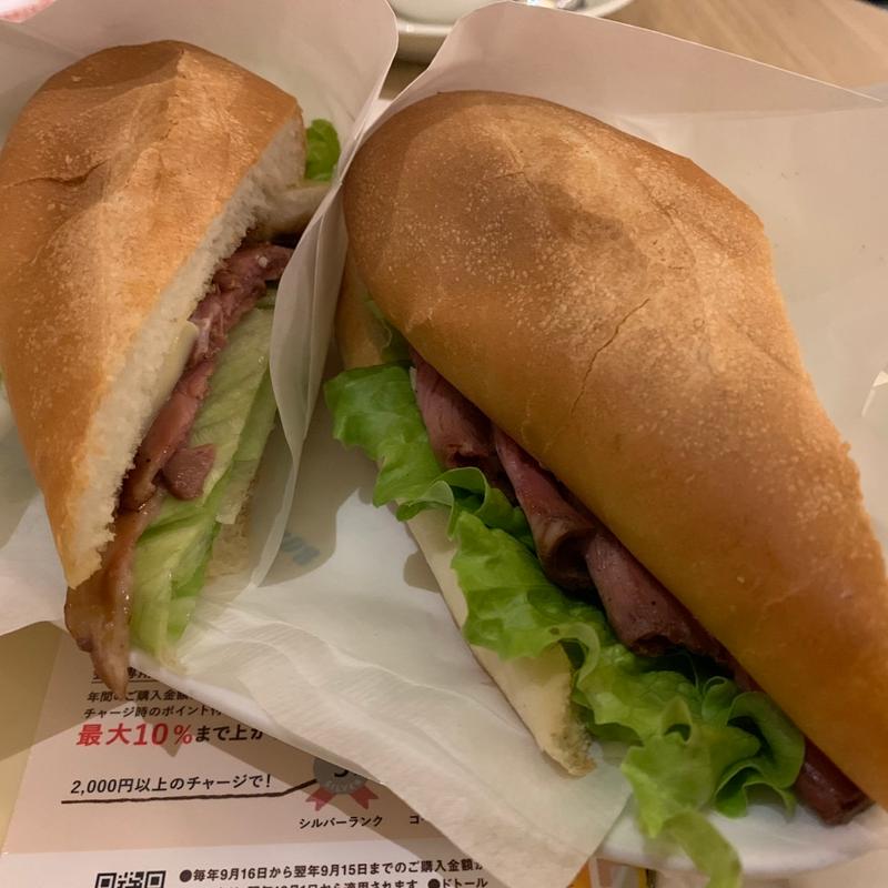 直火焼きローストビーフ＆カマンベール(ドトールコーヒーショップ 仙台中央通り大町店 )