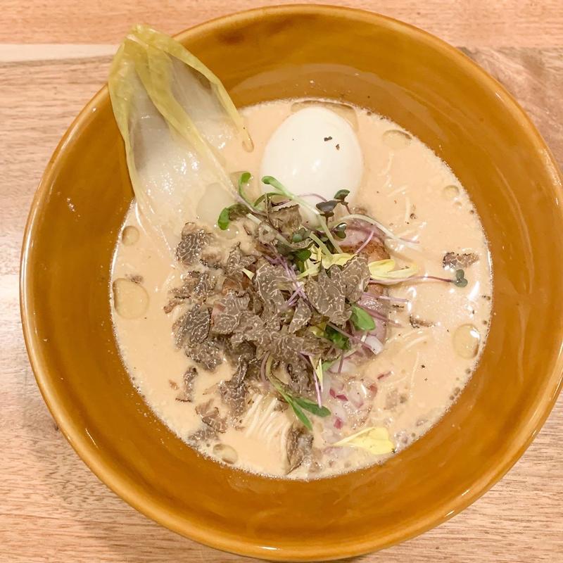 限定　イタリア産黒トリュフとポルチーニのらーめん(海老丸らーめん)