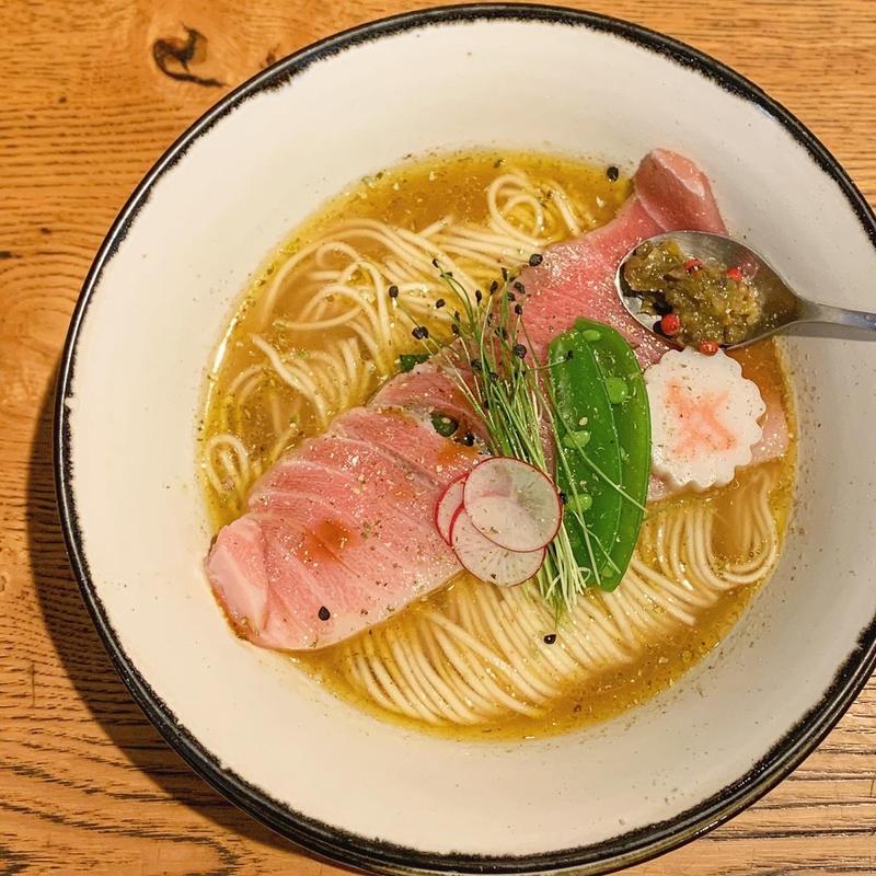 限定　本マグロのらーめん(海老丸らーめん)