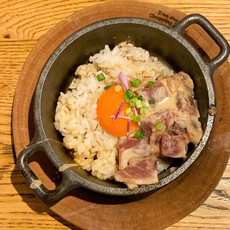 限定　漬け本マグロリゾット(海老丸らーめん)