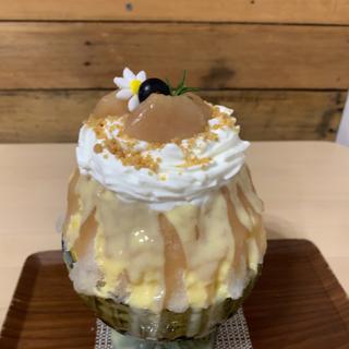洋梨と和紅茶のタルト(かき氷専門店SANGO)