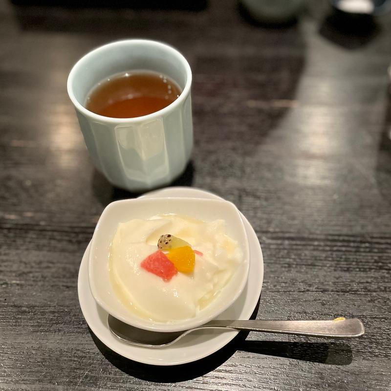 杏仁豆腐(せきれい橋 川上庵 )