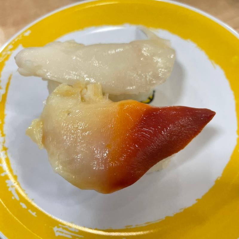 白とり貝ホッキ貝(元気寿司 会津坂下店)