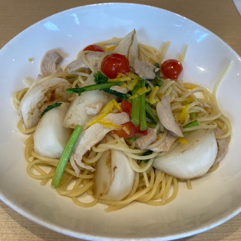 ゆず香るサラダチキンとかぶのスパゲティ(シベールの杜 南中山店 )