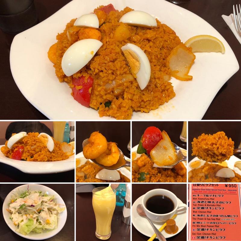 日替わりピラフセット(まさらダイニング （マサラダイニング）)