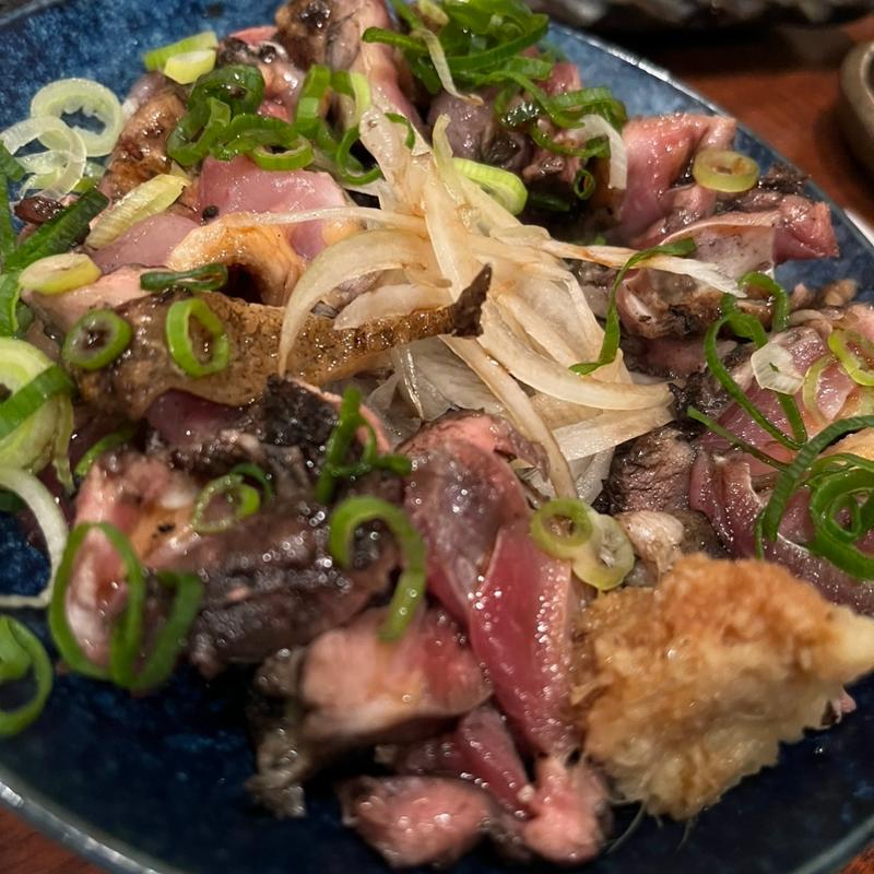 鳥のたたき(居酒屋麦太郎)