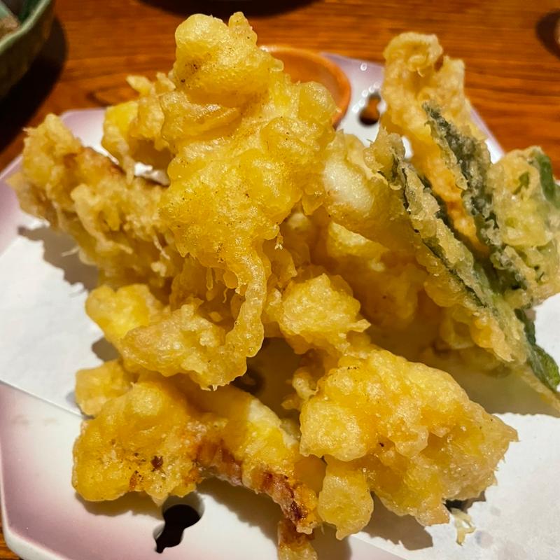 イカの天麩羅(浪漫座 博多 総本店)