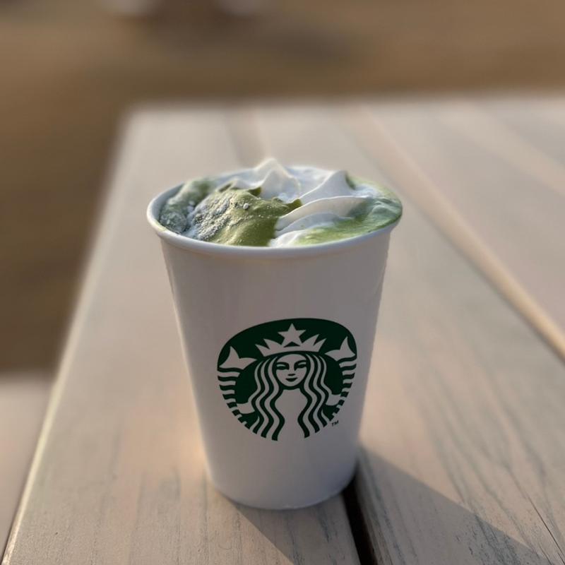 抹茶玄米茶 ムースティーラテ(スターバックスコーヒー 京都亀岡店)