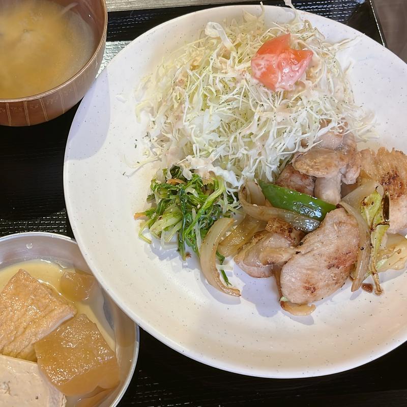 日替わり定食(鶏塩）(焼肉屋 じゅうじゅう)