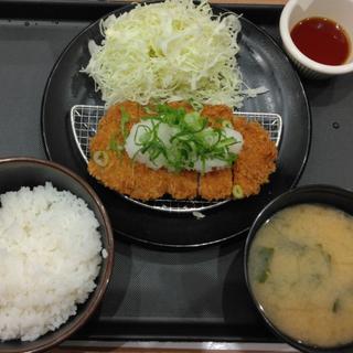 おろしポン酢ロースかつ定食(松のや 仙台中央店)
