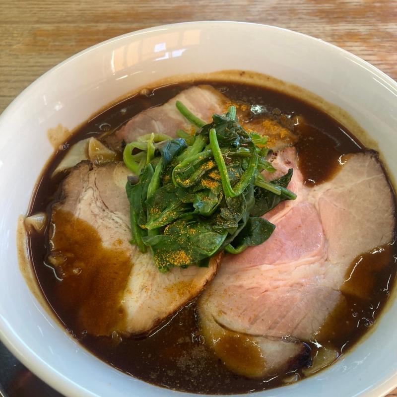 和出汁カレー中華そば自家製切り裂き麺(栃木中華そば 神志)