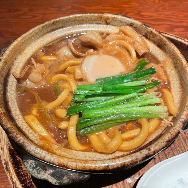 もつ入り味噌煮込みうどん(玉丁本店 八重洲店)