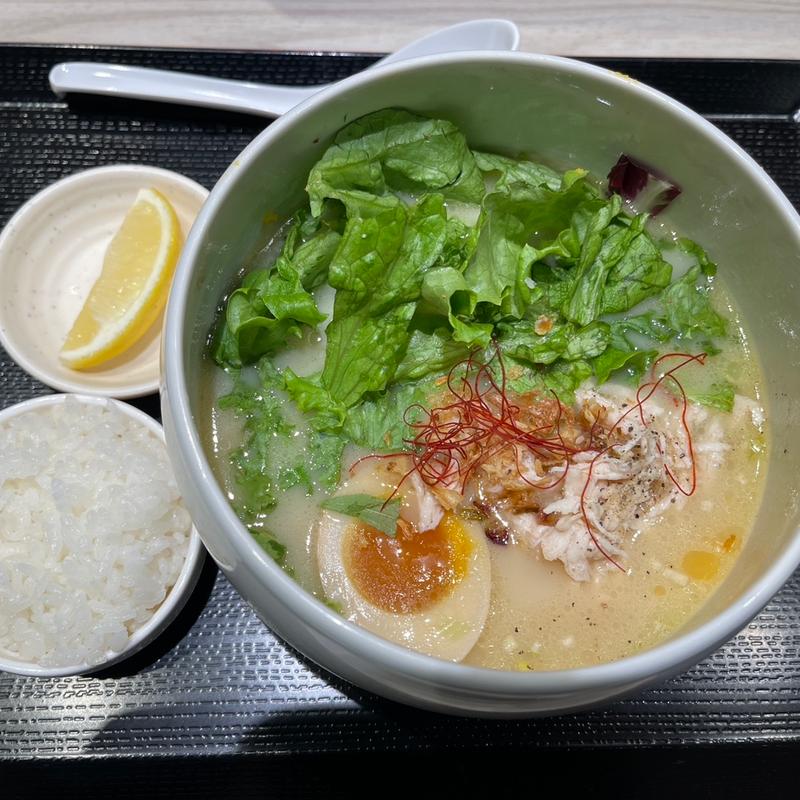 鶏白湯塩そば(自由が丘 蔭山 阿倍野店)