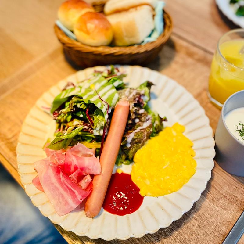 アメリカンブレックファースト(星野リゾート BEB5軽井沢)