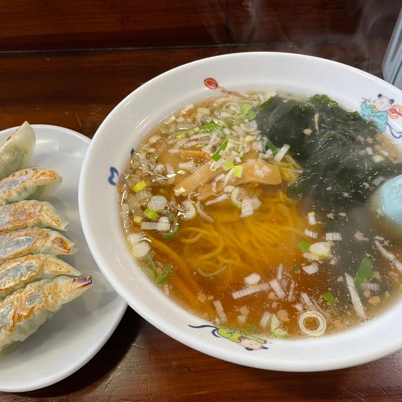 朝ラーメンセット(天龍 銀座街店)