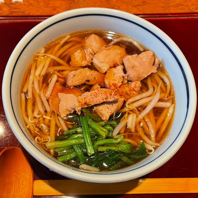 肉もやしそば（温）(上むら)