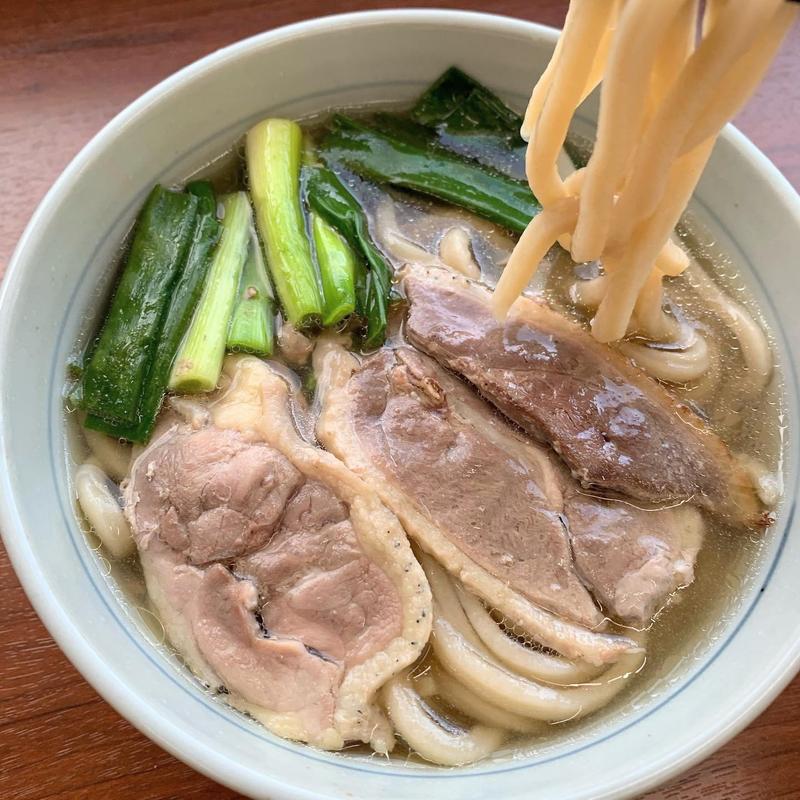 鴨南蛮うどん(備前福岡 一文字うどん)