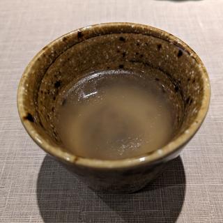 京赤地鶏のスープ(焼鳥ごくう 奥)