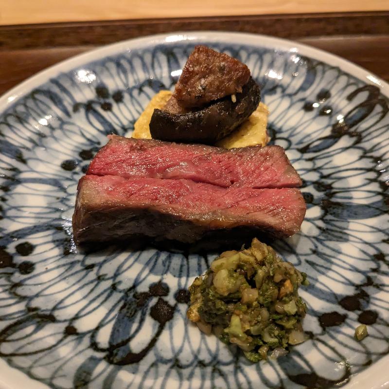 峯野牛の炭火焼き(くずし 之助 （クズシ ノスケ）)