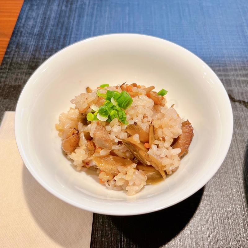 地鶏と根菜の味ごはん小(らーめん 鉢ノ葦葉)