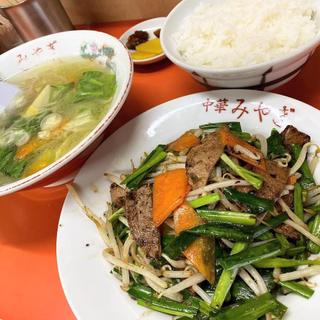 レバニラ炒め ライス 野菜スープ(みやぎ)