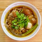 飛騨なめこと芹のたまり醤油そば(麺 㐂色)