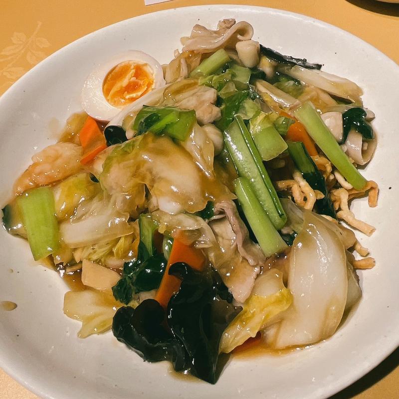 かたやきそば(新世界菜館 （シンセカイサイカン）)