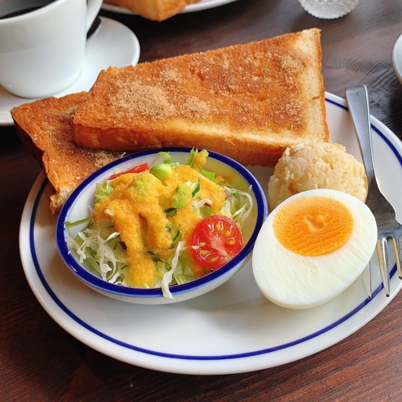 モーニングセット（シナモントースト）(きゅうり喫茶店)