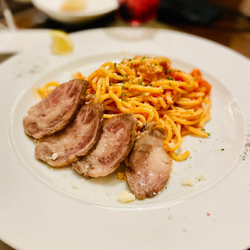 イベリコ豚と新玉葱のアマトリチャーナ(セルクル （CERCLE）)