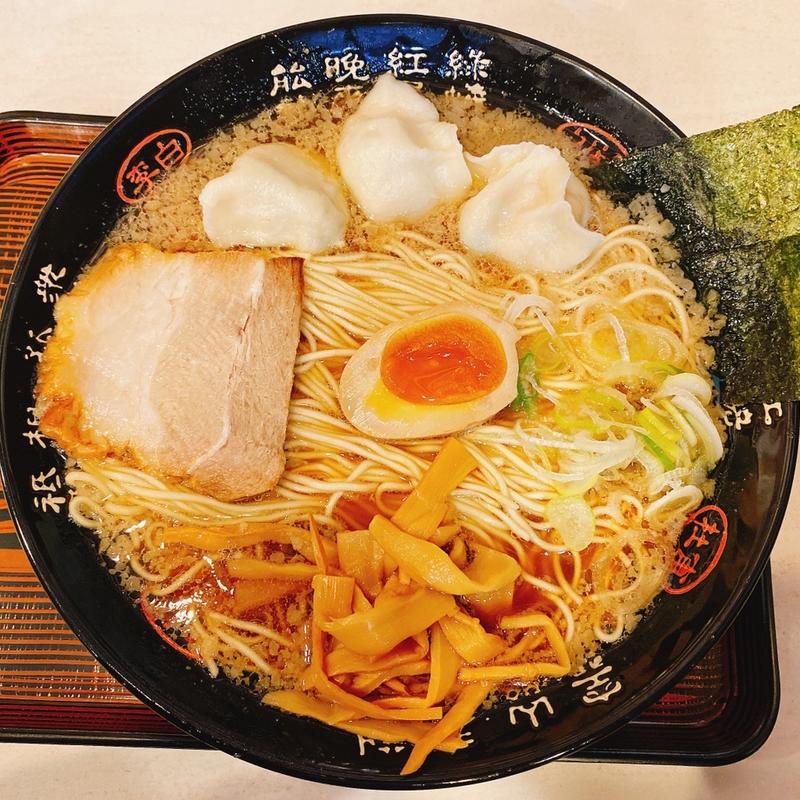 水餃子入りあごだし中華そば(酔麺)