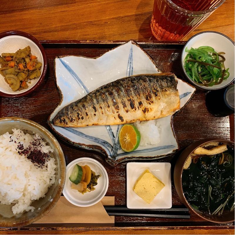 サバ塩定食(のろし)