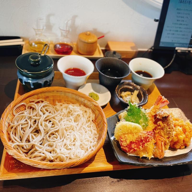 蕎麦花天せいろ（特上）(香る十割そば 蕎麦花 拓勇店)