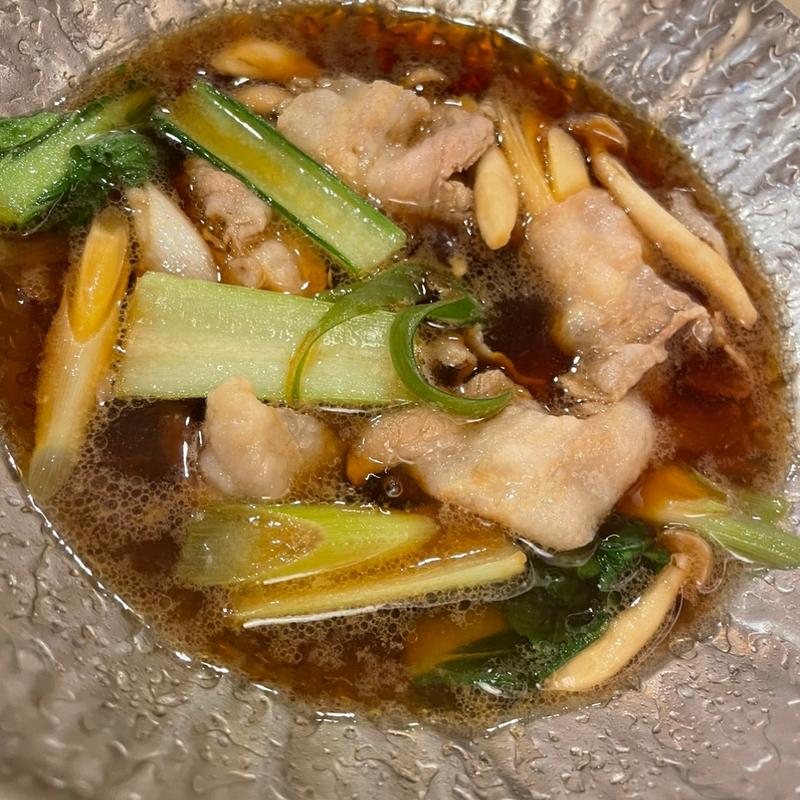 黒豚つけ蕎麦(味の民芸 東久留米滝山東店)