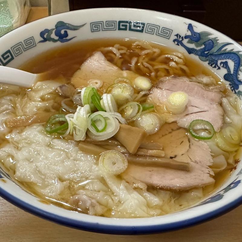 ワンタンメン 並(柳の下　末弘軒 本店 )