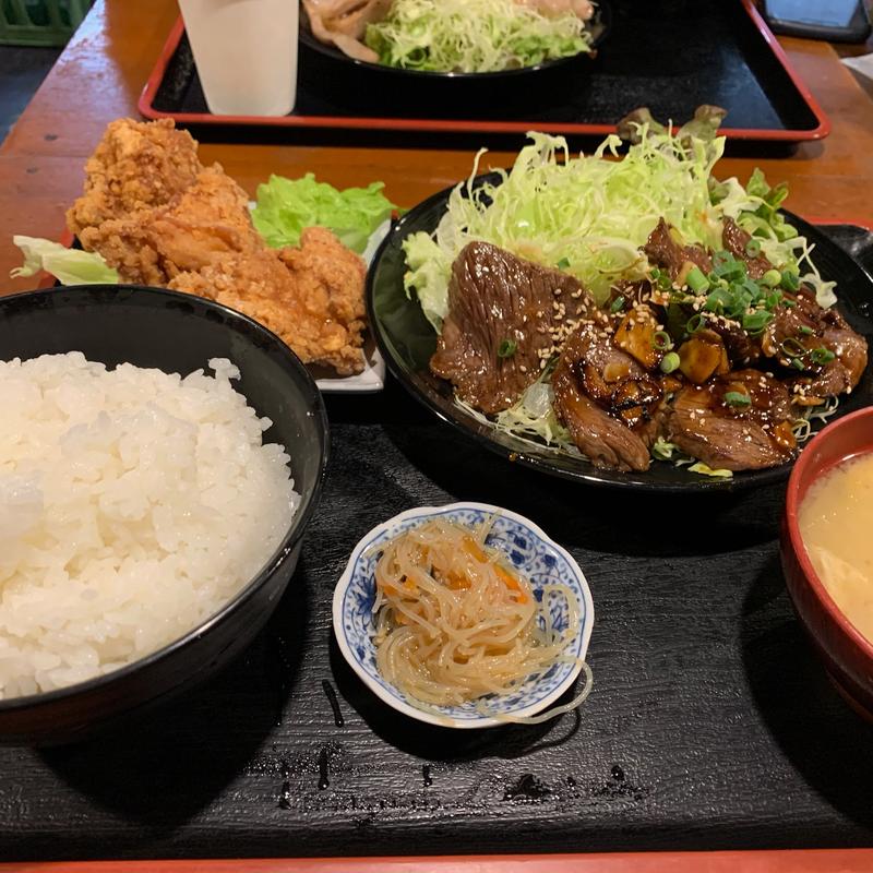 牛ハラミ焼肉定食(上州屋)