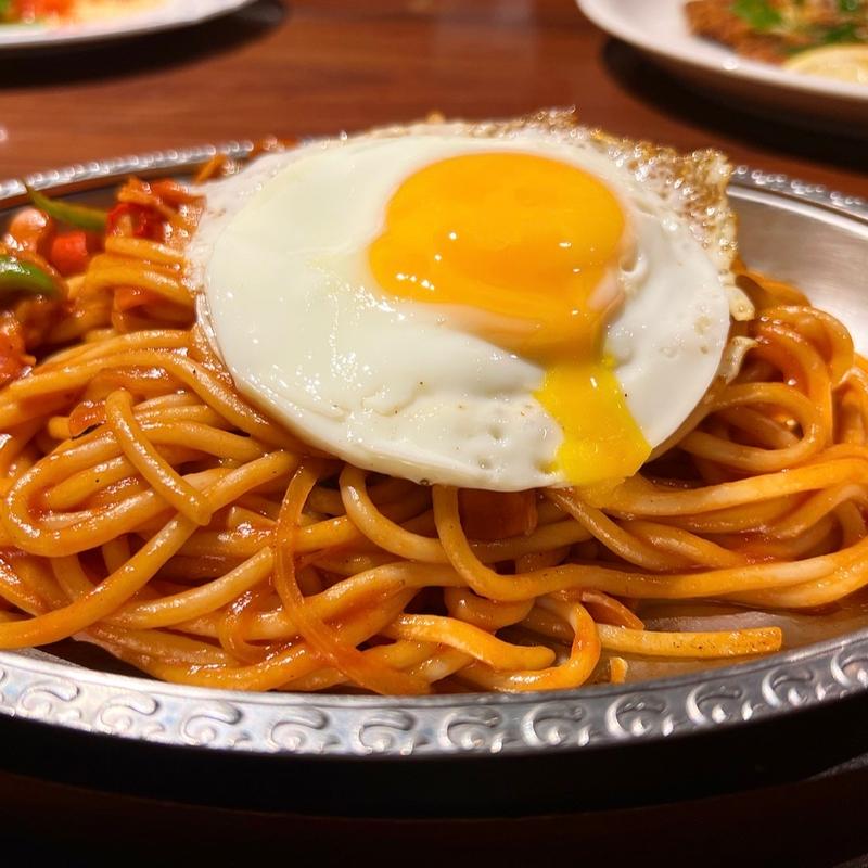 ナポリタン(銀座ライオン京都四条烏丸店)