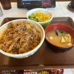 牛丼+サラダセット(すき家 城陽久世店 )