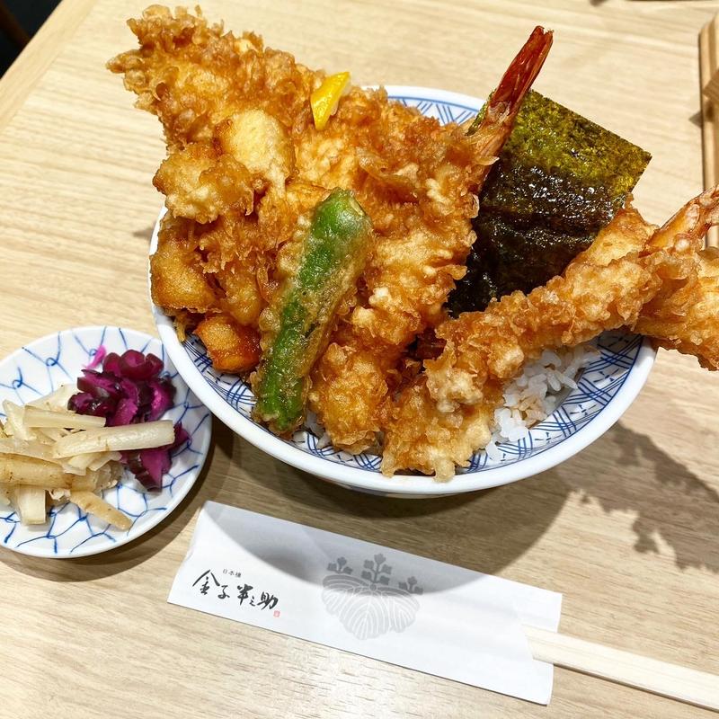 江戸前天丼(日本橋 天丼 金子半之助 Otemachi One店)