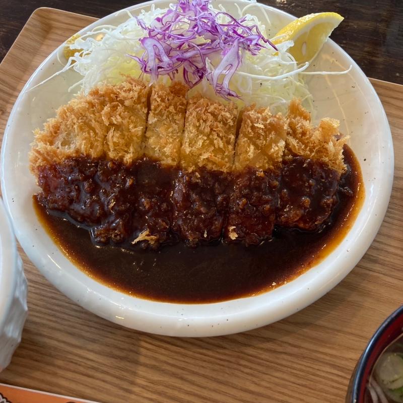 デミグラスカツ定食(カツ亭 テルサ店)